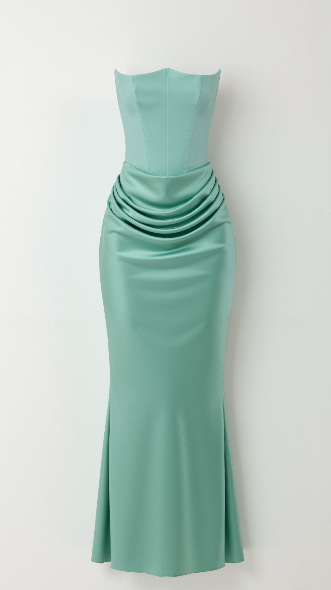 Fleur - Women's Elegant Wedding Guest Column Maxi Dress