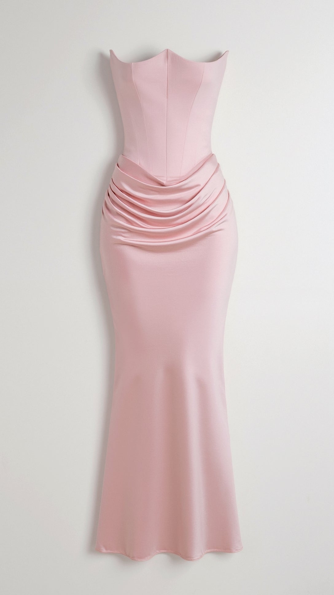 Fleur - Women's Elegant Wedding Guest Column Maxi Dress