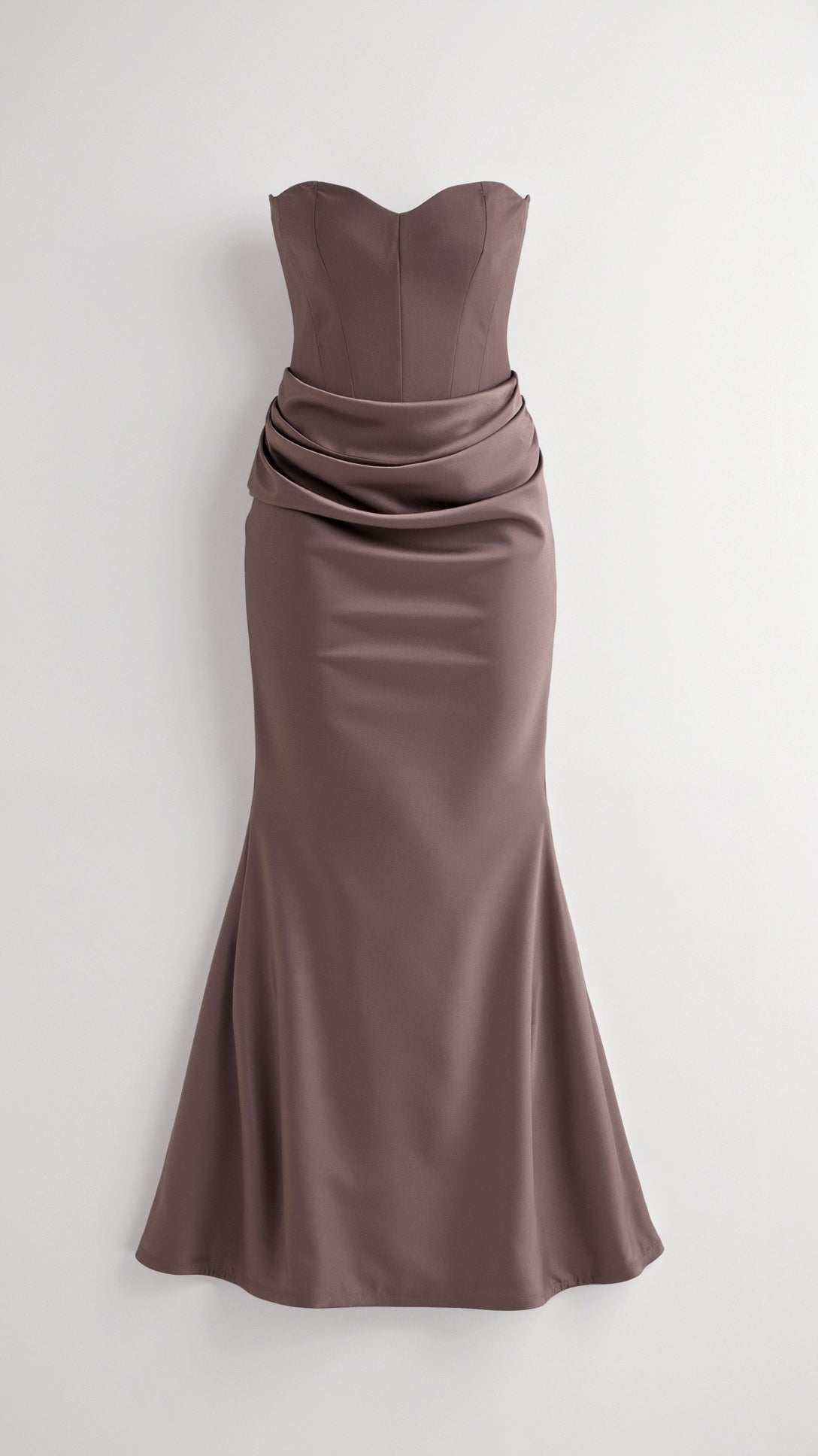 Fleur - Women's Elegant Wedding Guest Column Maxi Dress