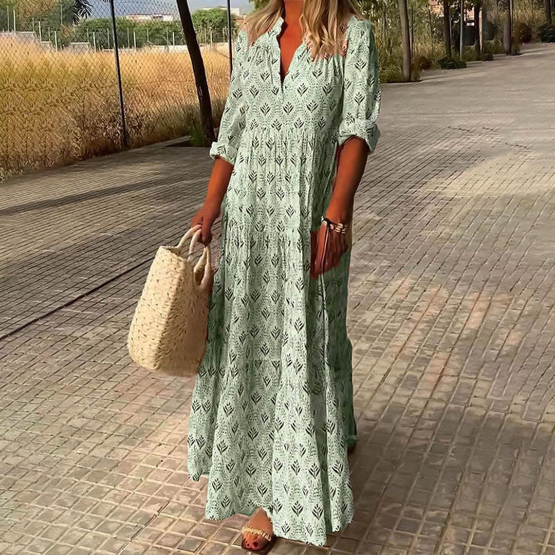 Susan - Maxi abito boho da donna (taglie forti disponibili)