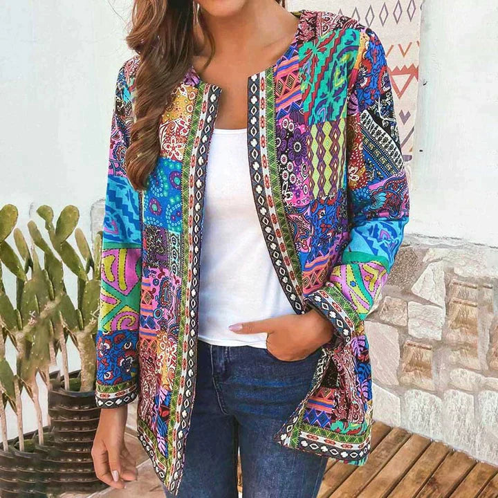 Jovie - Veste légère à imprimé floral pour femme (grandes tailles disponibles)