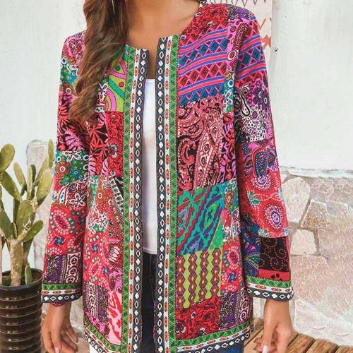 Jovie - Veste légère à imprimé floral pour femme (grandes tailles disponibles)