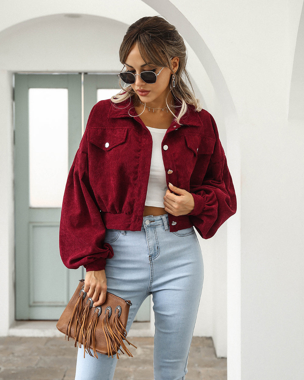 Anika - Women's Cropped Jacket