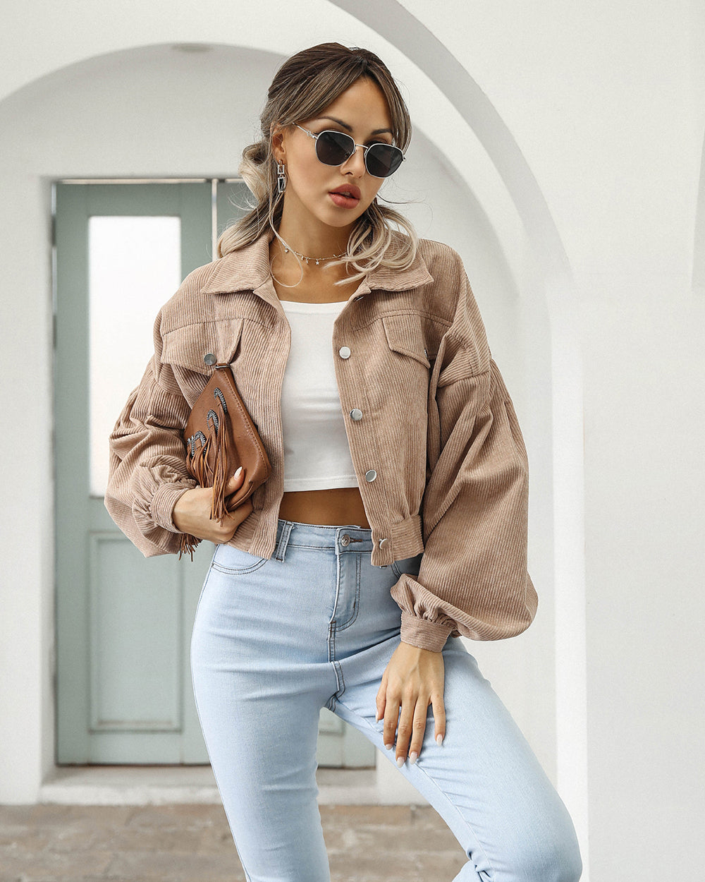 Anika - Women's Cropped Jacket