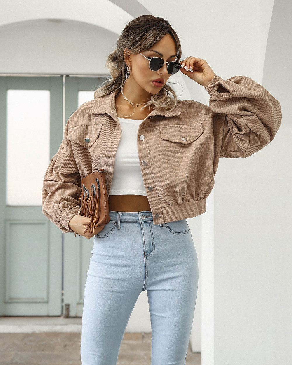 Anika - Women's Cropped Jacket