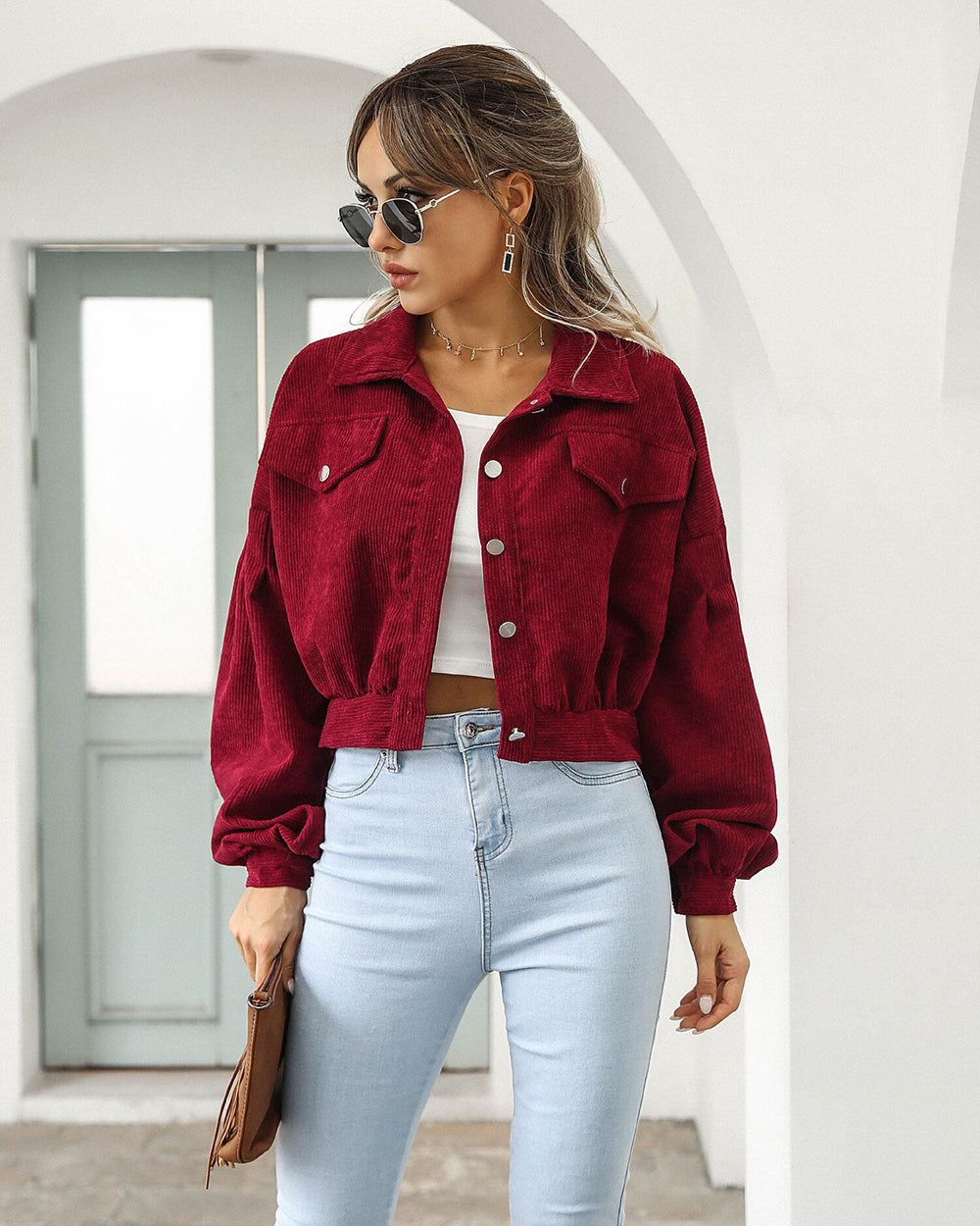 Anika - Women's Cropped Jacket