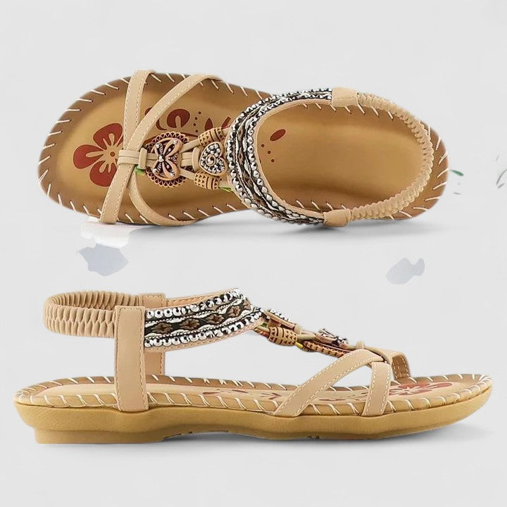 Katrijn | Stijlvolle Dames Orthopedische Boho Sandalen