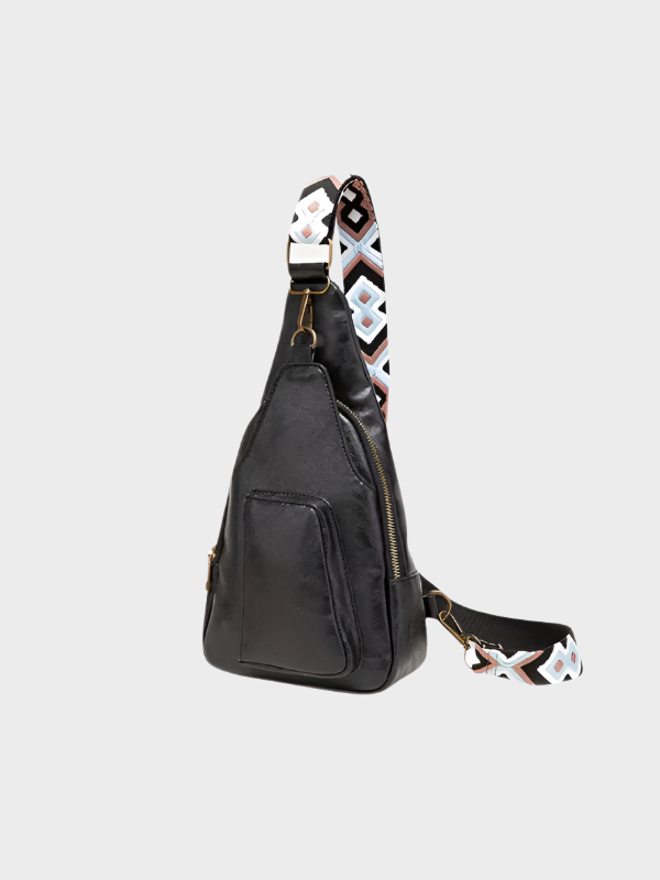 Mackenzie - Women's Vintage Crossbody Sling Bag with Geometric Strap