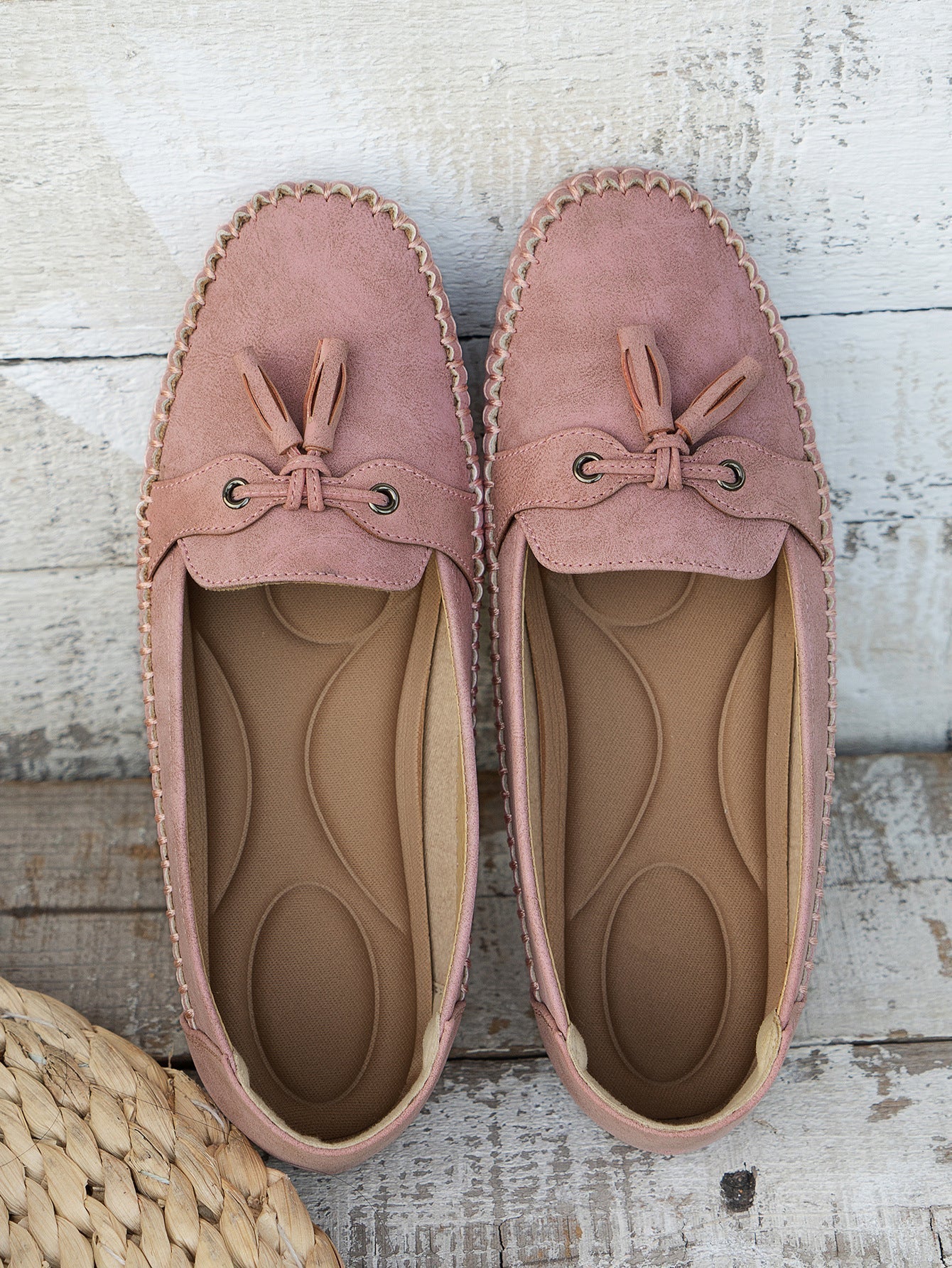 Women's Comfortable Loafers - Slip-On Cushioned