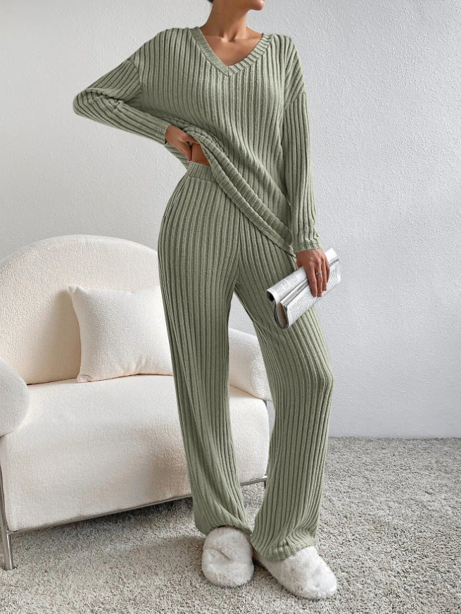 Kalani - Women's Ribbed Knit Lounge Set