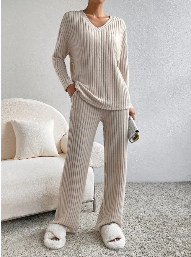 Kalani - Women's Ribbed Knit Lounge Set