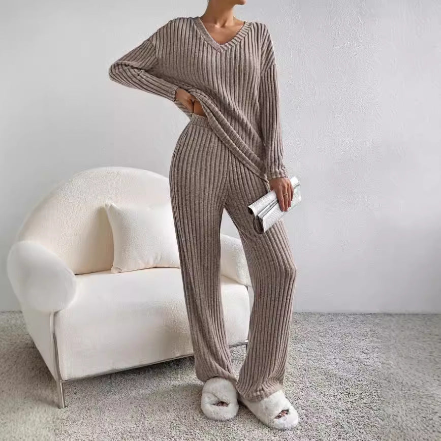 Kalani - Women's Ribbed Knit Lounge Set