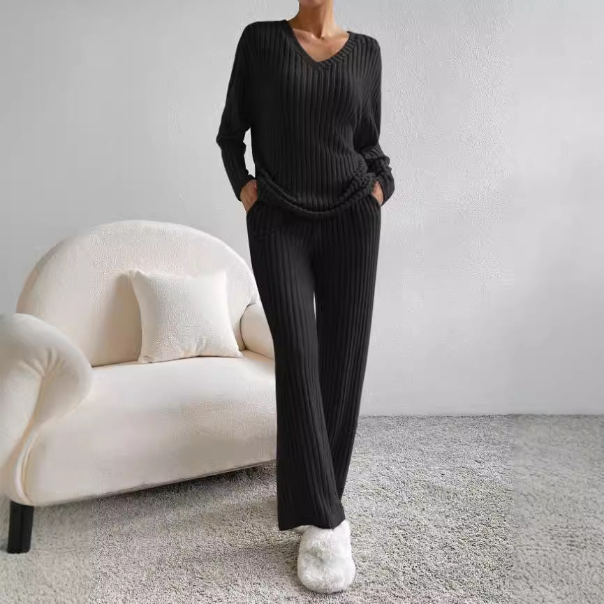 Kalani - Women's Ribbed Knit Lounge Set