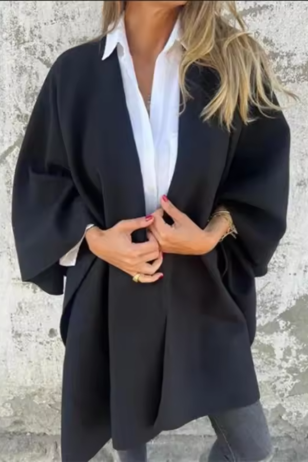 Casey - Women's Draped Shawl Cape Elegant and Cozy Layering