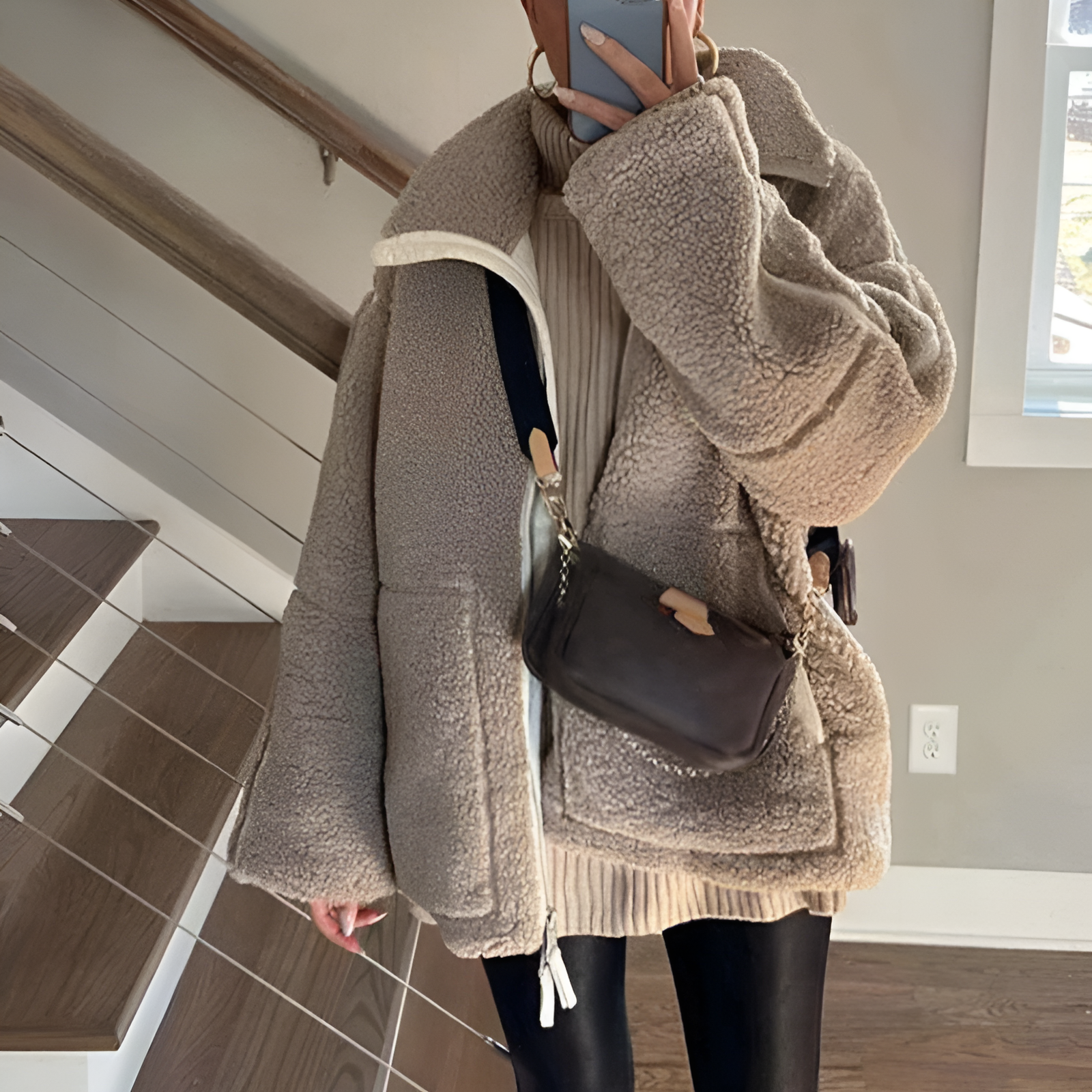 Gladys - Women's Soft & Cozy Teddy Jacket for Fall Outerwear