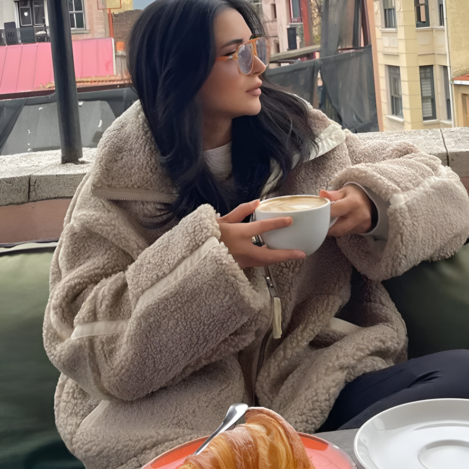 Gladys - Women's Soft & Cozy Teddy Jacket for Fall Outerwear