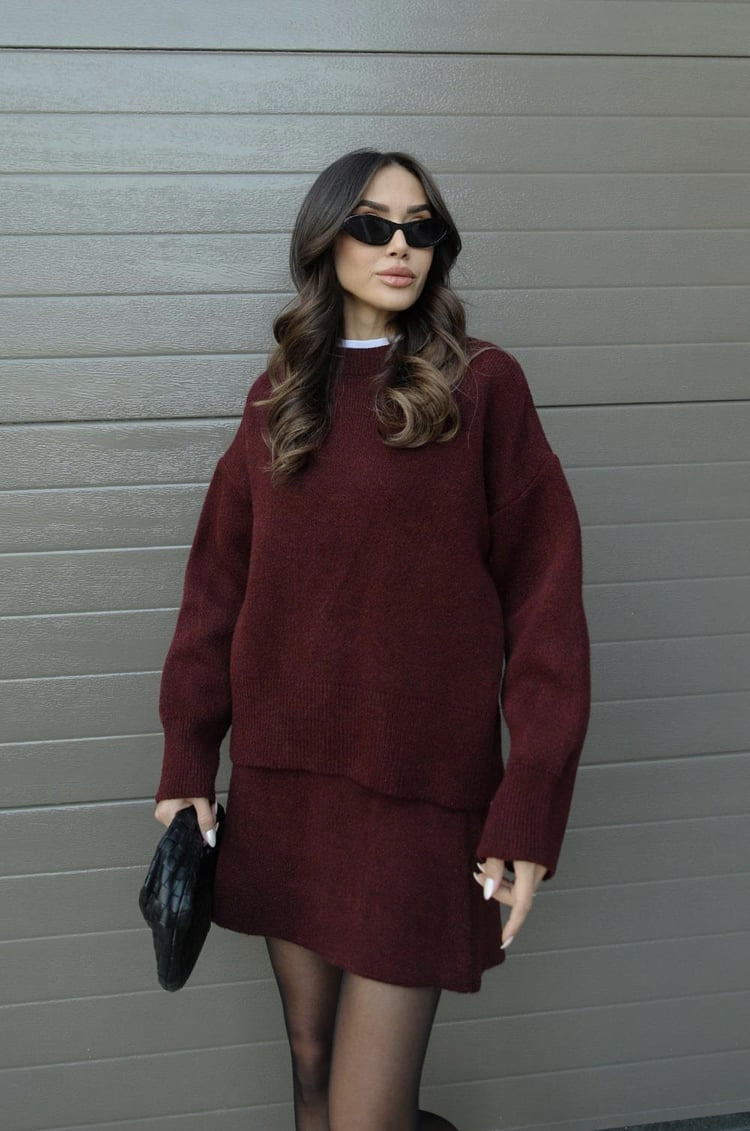 Amarli - Women's Sweater Skirt Set