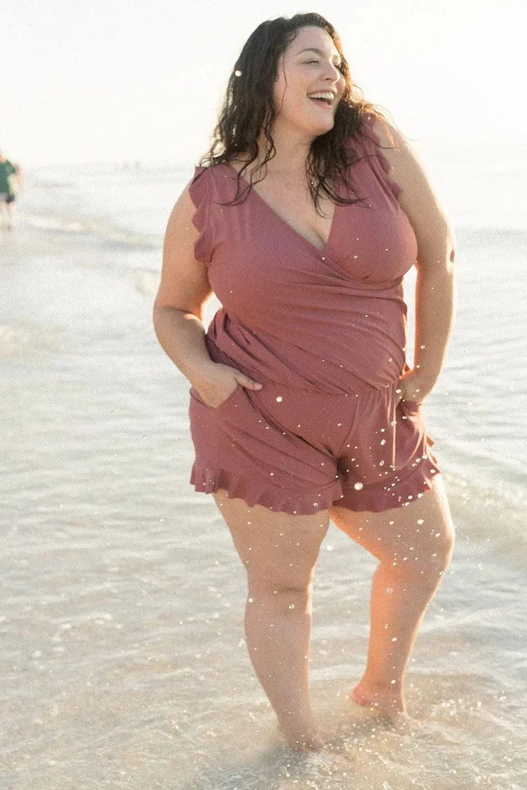 Abigail - Plus Size Swimsuit with Tummy Coverage for Women - photo 9