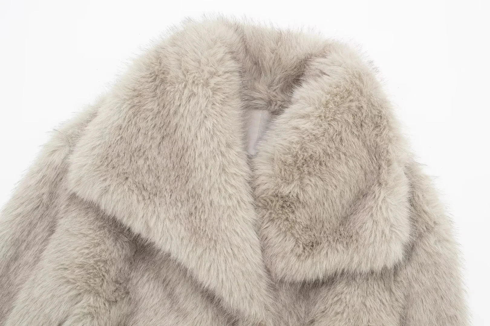 Quinn - Cappotto in morbida pelliccia sintetica da donna