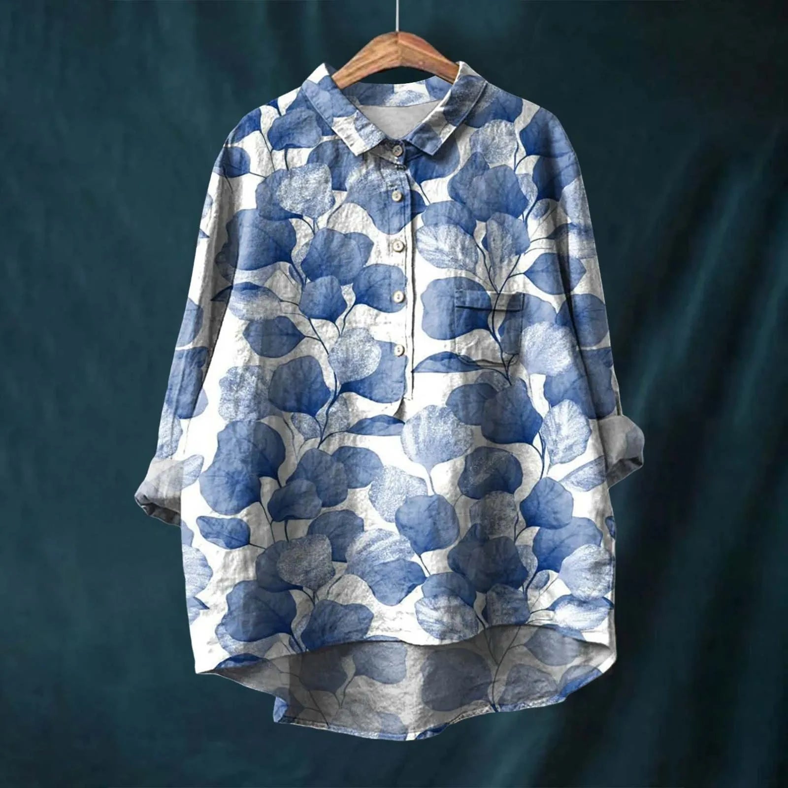 Keira - Women's Long Sleeve Floral Shirt
