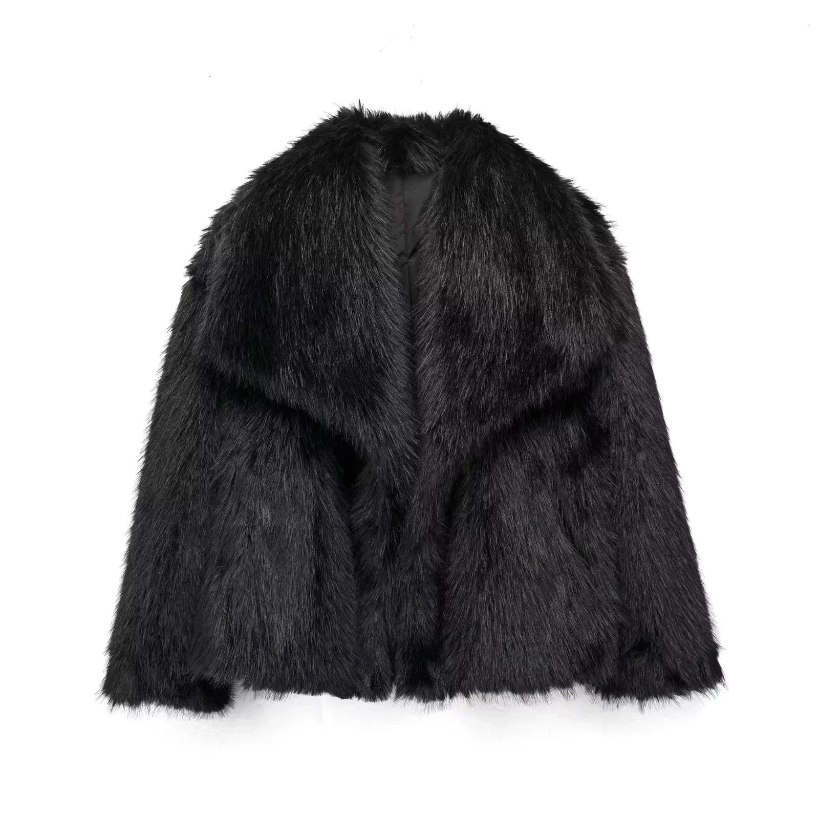 Quinn - Cappotto in morbida pelliccia sintetica da donna