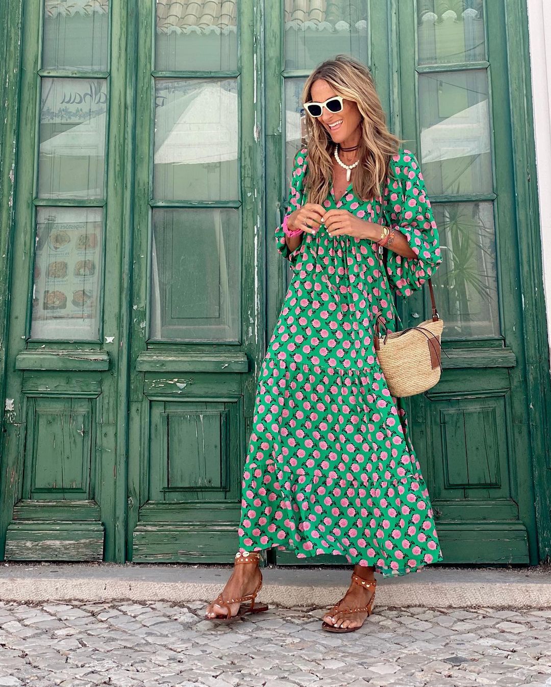 Sophia - Women's Loose Fit Bohemian Maxi Dress