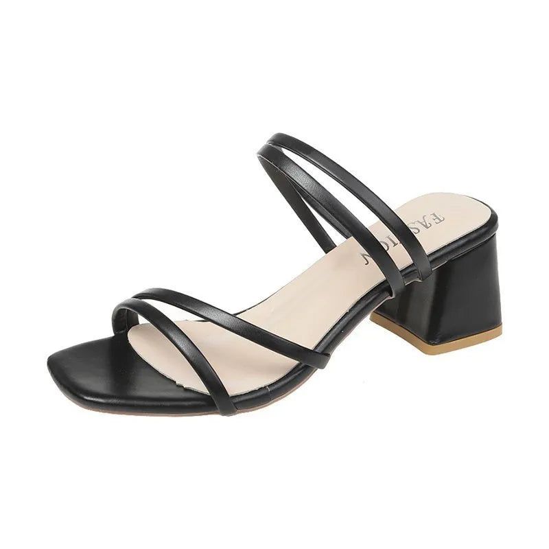 Kaida - Women's Strappy Block Heel Sandals