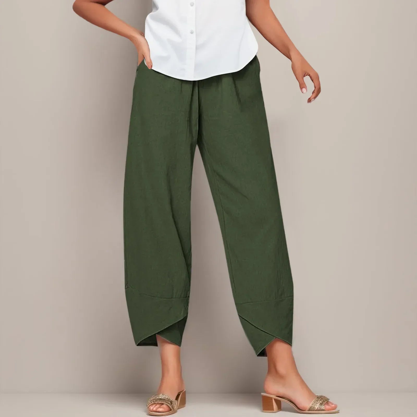 Layla - Women's High-Waist Casual Pants