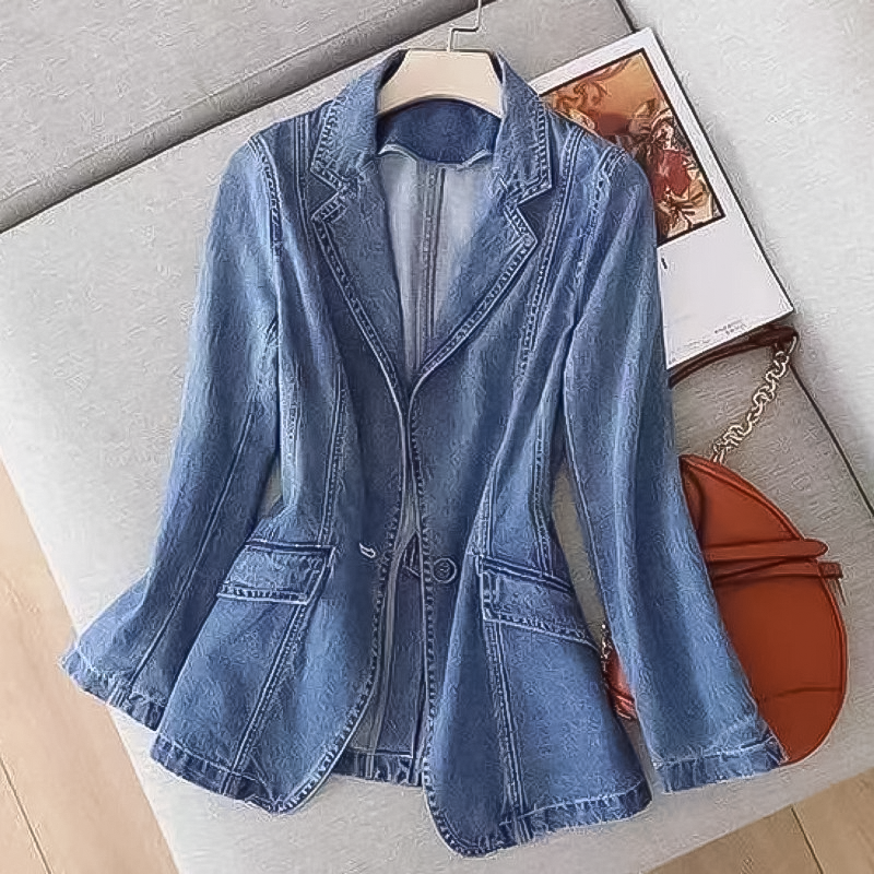 Blazer en jean pour femme