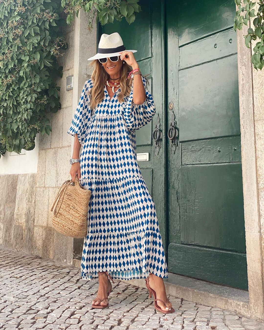 Sophia - Women's Loose Fit Bohemian Maxi Dress