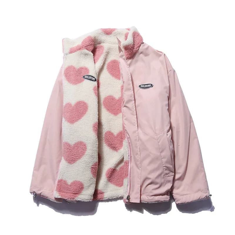 Odette - Women's Heart-Lined Reversible Jacket