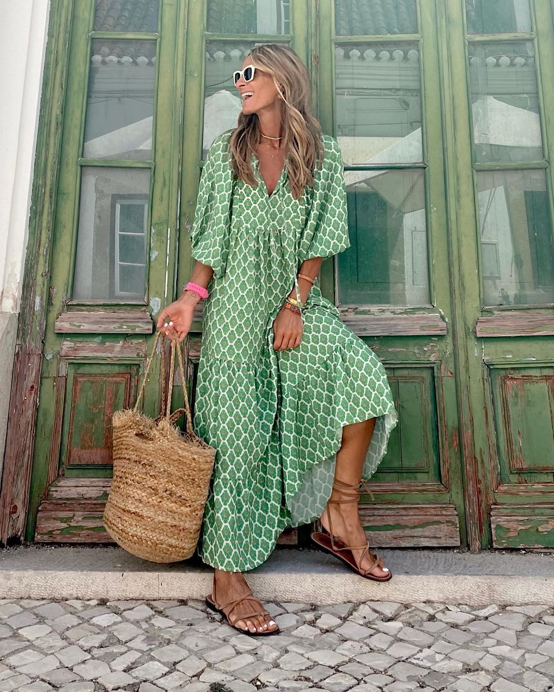Sophia - Women's Loose Fit Bohemian Maxi Dress