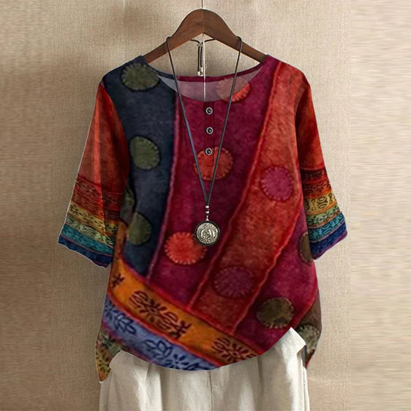 Women's Blouse | Vintage Floral Print