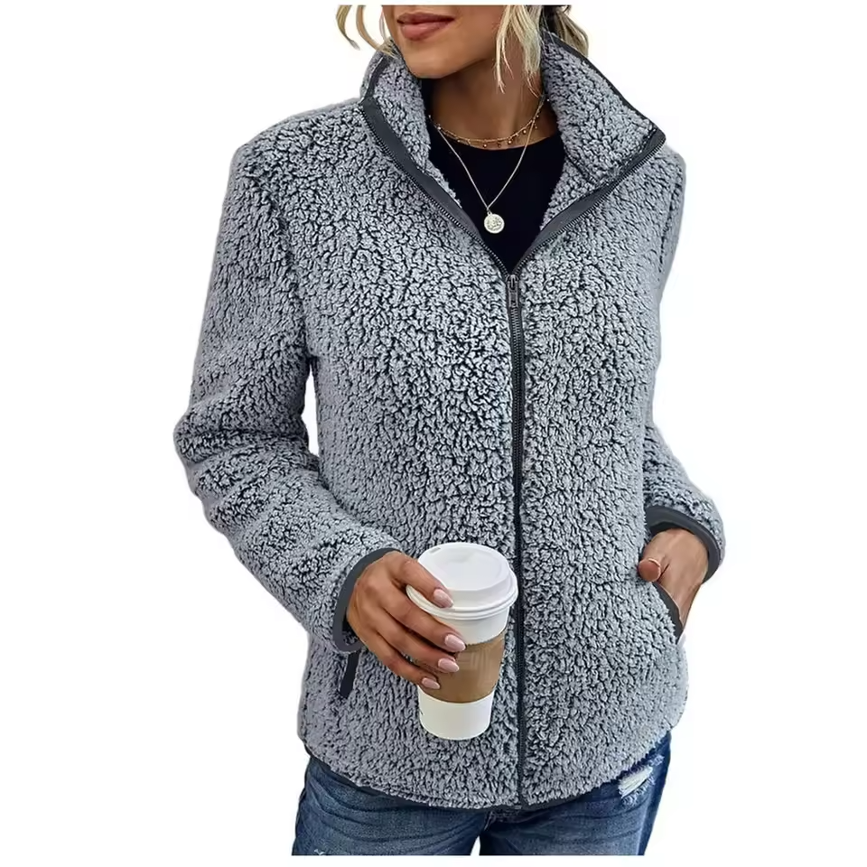 Zahra - Women's Fleece Zip-Up Jacket