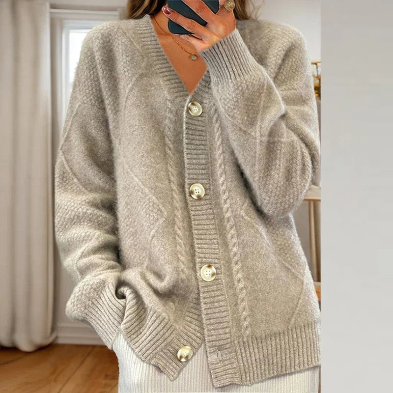 Piper - Women's Button-Down Knit Cardigan