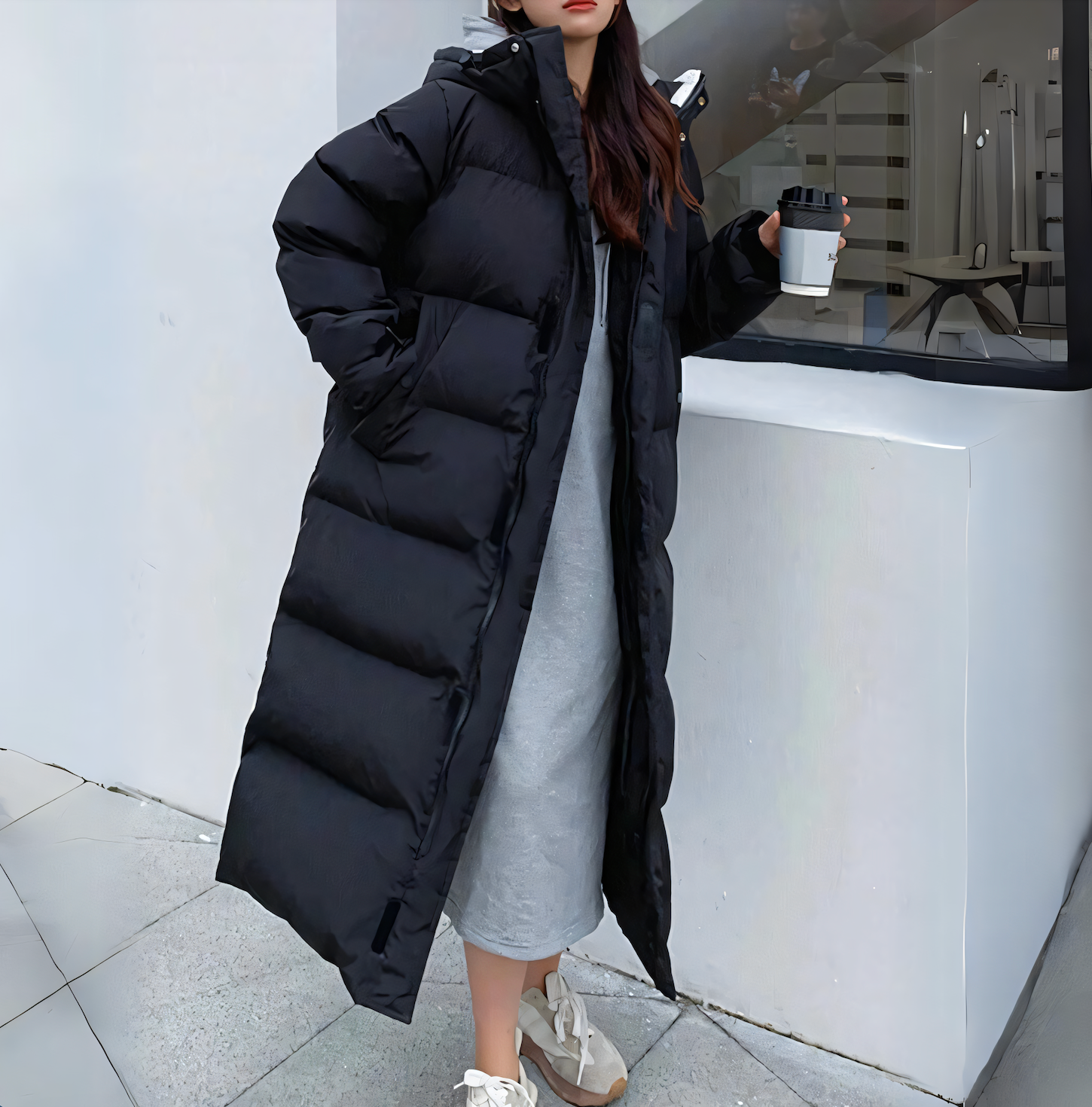 Hannah - Women's Long Puffer Jacket