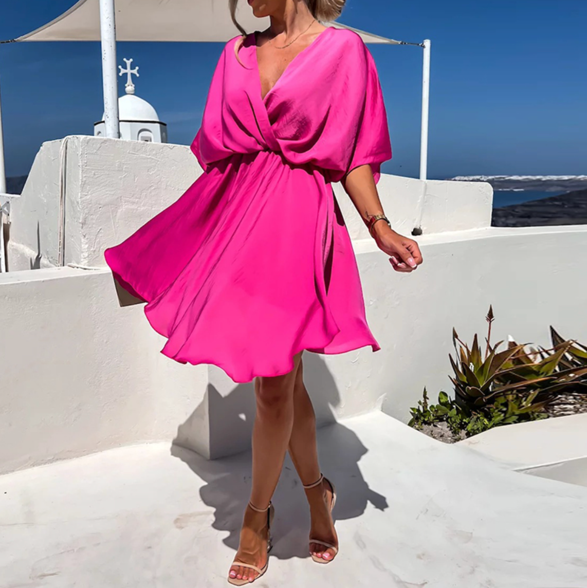 Stella - Women's Flowy Mini Dress