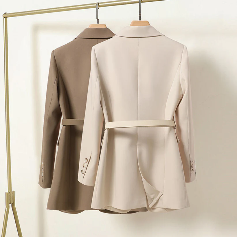 Maya - Women's Fit Belted Blazer