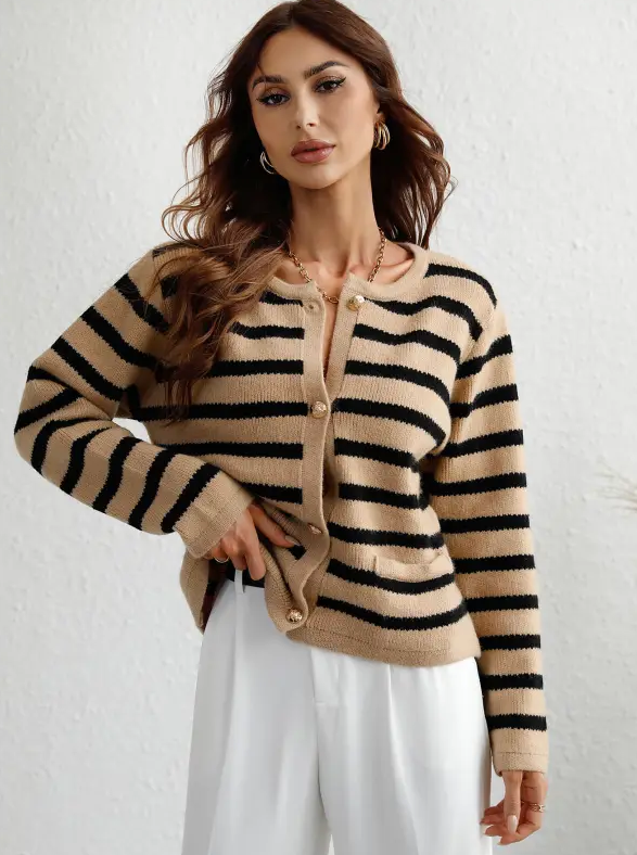 Mabel - Women's Knitted Winter Cardigan