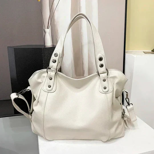 Eleanor - Women's Large Structured Leather Handbag