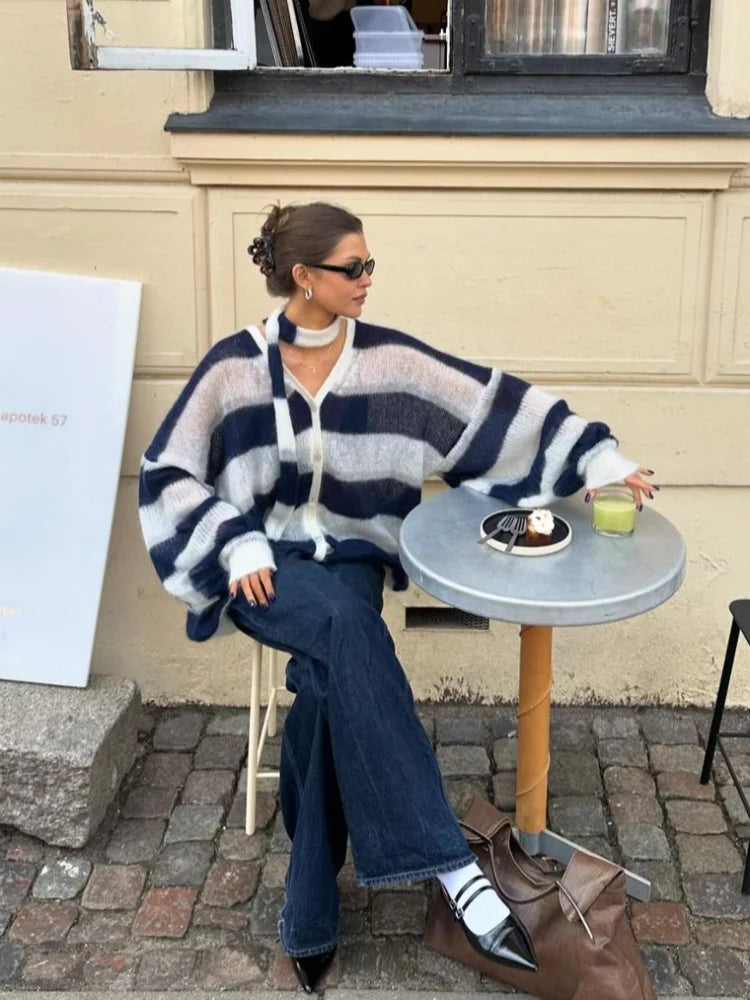 Jana - Women's Cardigan & Scarf Set for Effortless Elegance