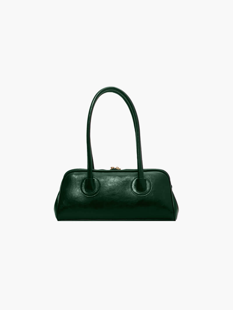 Lila - Women's Faux Leather Shoulder Bag with Vintage Charm