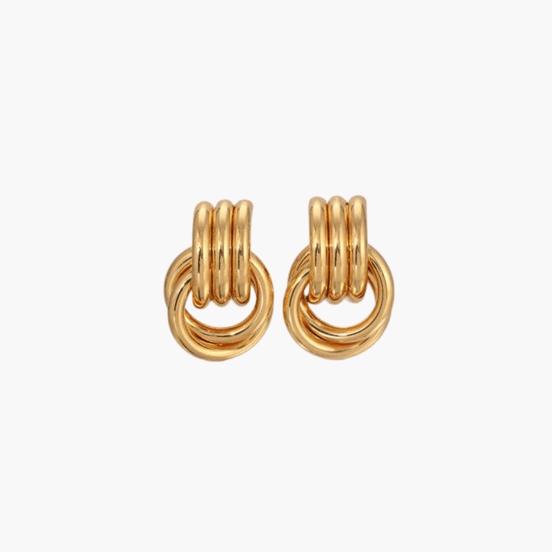 Florence - Women's Knot Earrings Everyday Elegance