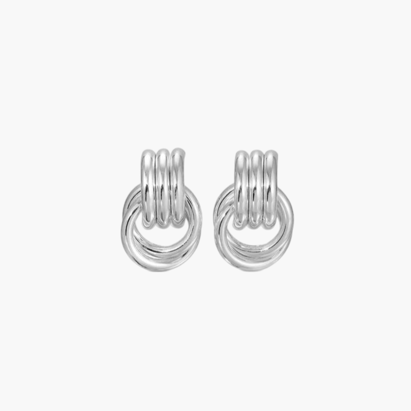 Florence - Women's Knot Earrings Everyday Elegance