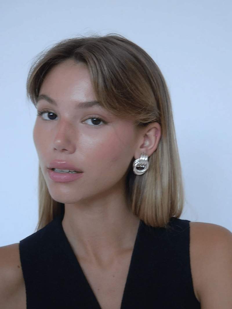 Florence - Women's Knot Earrings Everyday Elegance