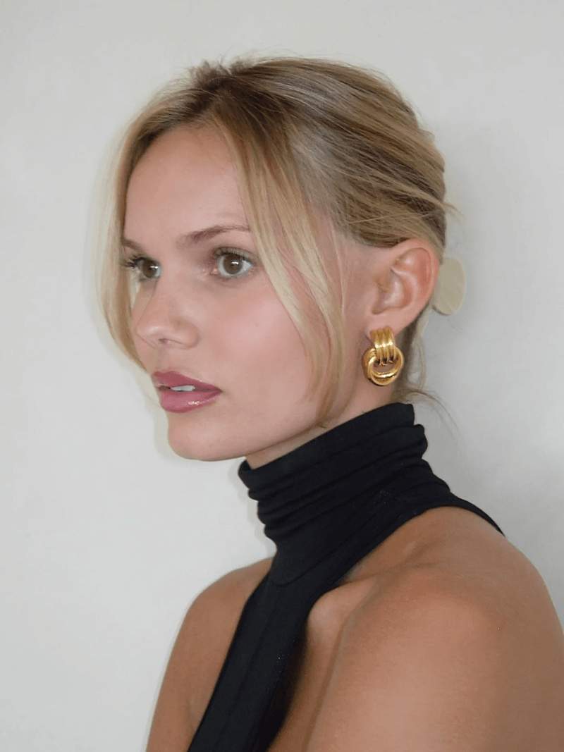 Florence - Women's Knot Earrings Everyday Elegance