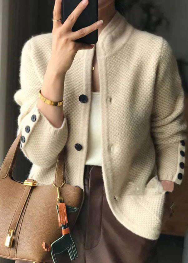 Astrid - Women's Knitted Blazer Elegant and Warm for a Sophisticated Look