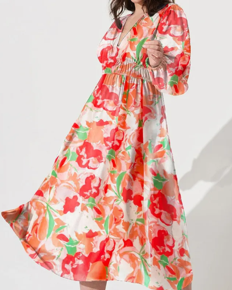 Taylor - Women's Floral Maxi Dress