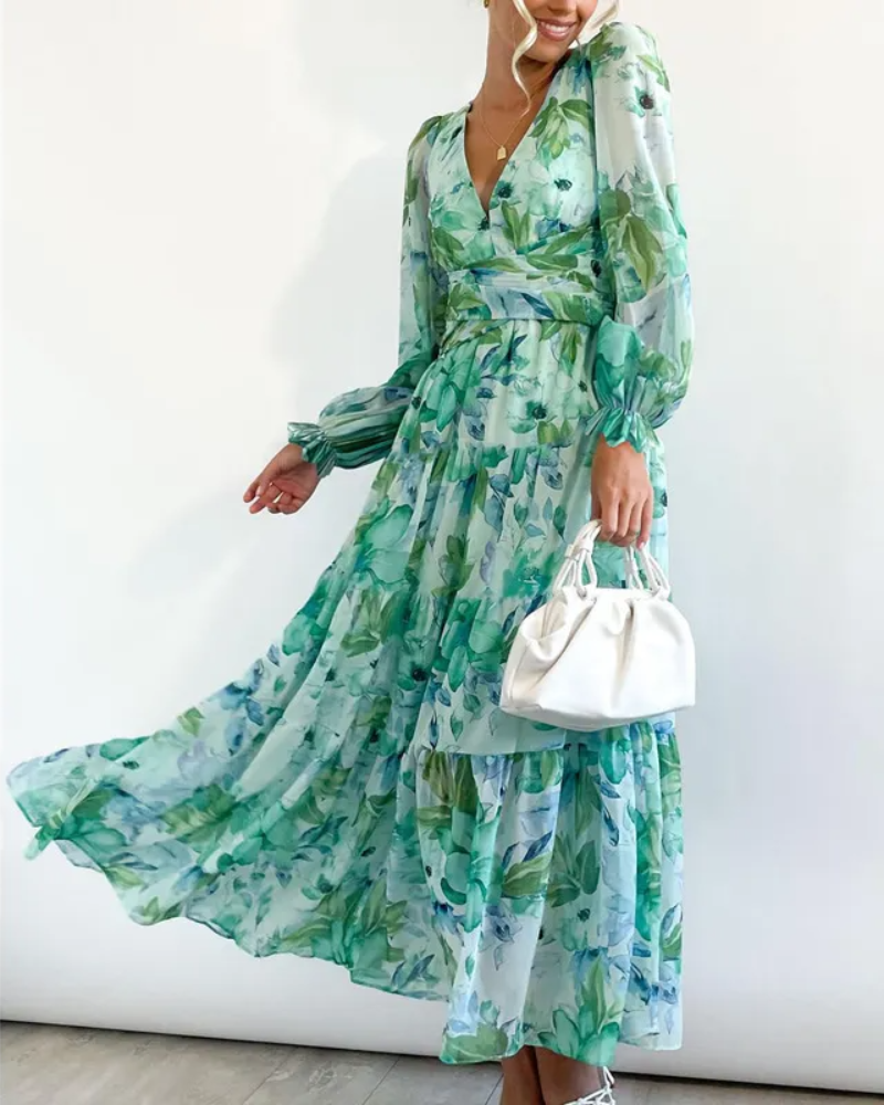 Taylor - Women's Floral Maxi Dress