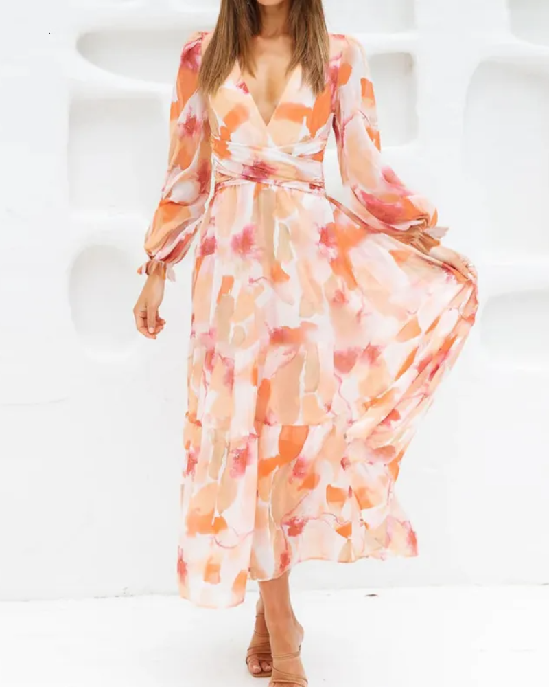 Taylor - Women's Floral Maxi Dress